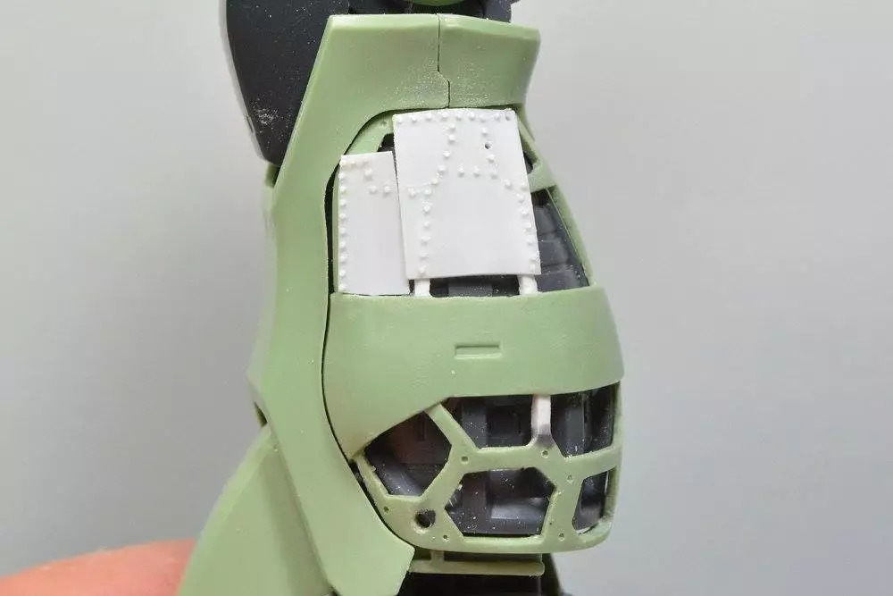 扎古模型拼装过程,高达模型旧化教程