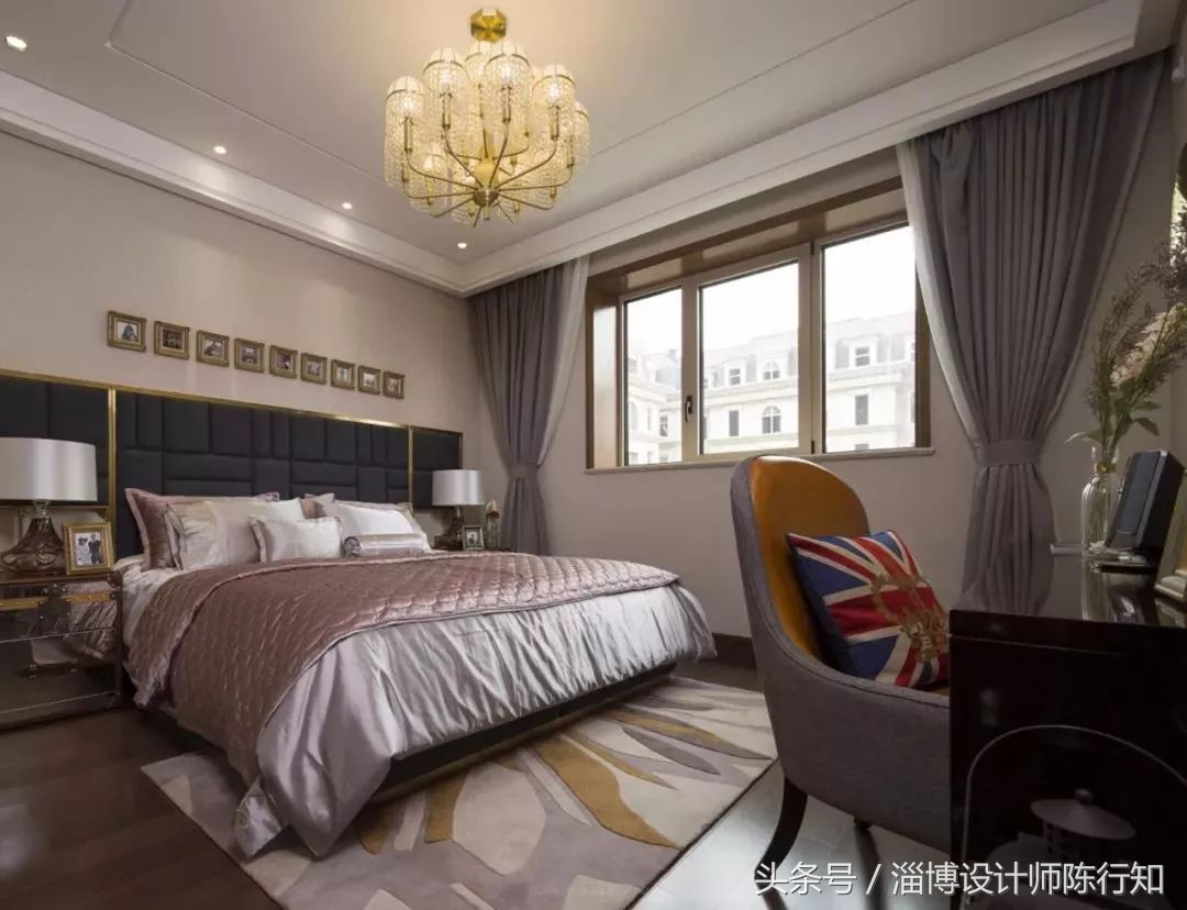 卧室软装窗帘搭配效果图,软装搭配卧室窗帘