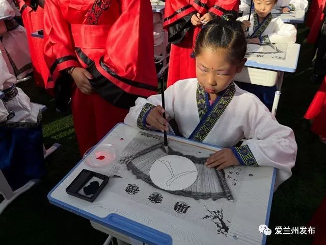 「爱兰州焦点」勿忘先贤——安宁区阳光小学祭孔新生开笔礼迎孔子诞辰