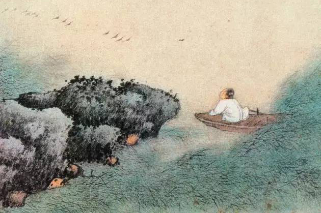 唐诗早春40首,纵然一夜风吹去只在芦花浅水边