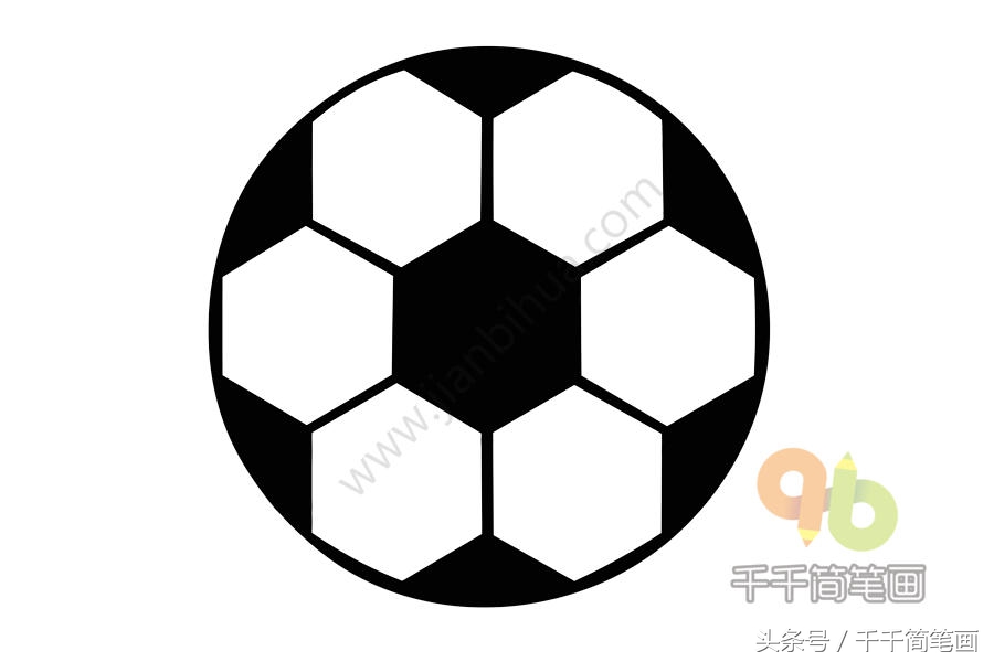 儿童简笔画球类,各种球类简笔画涂色