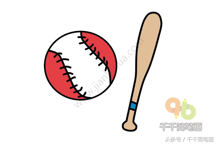 儿童简笔画球类,各种球类简笔画涂色