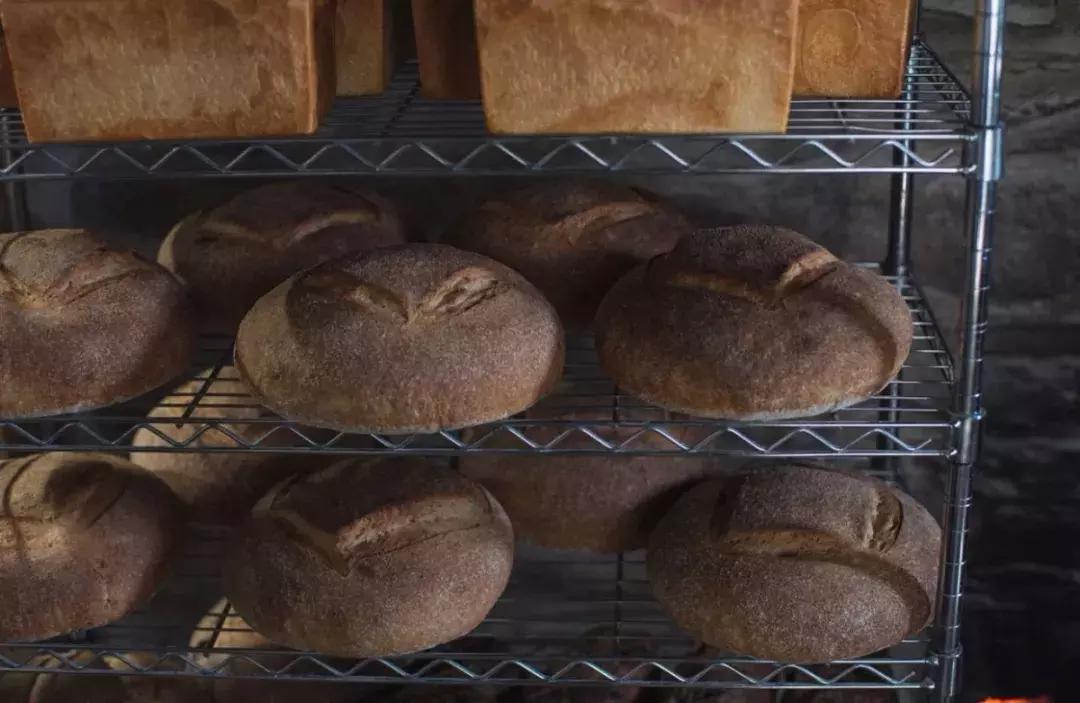石窑面包店内实拍视频,天然酵母的石窑面包店