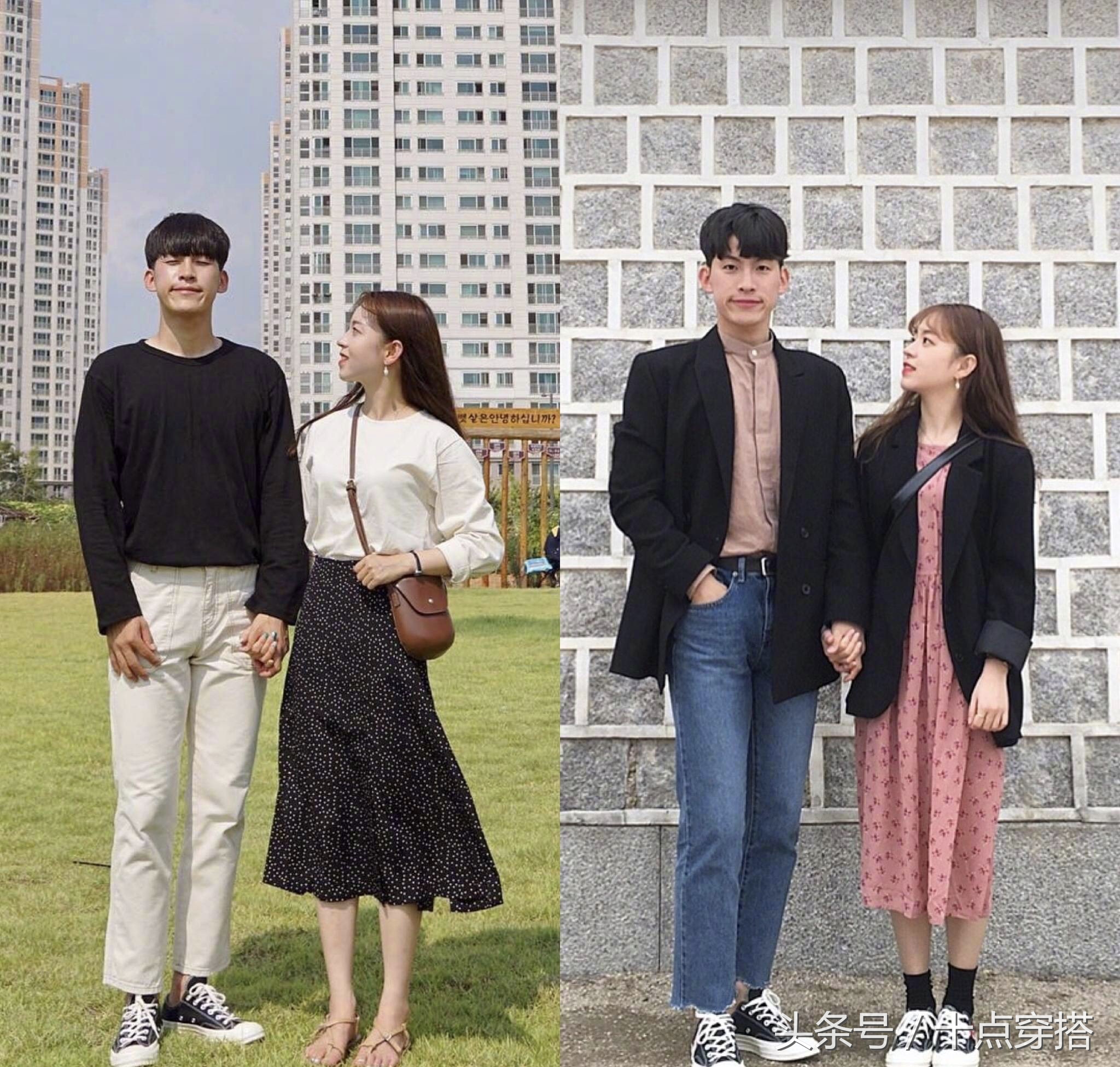 现在最潮流的秋季情侣装,情侣装不一样的风格