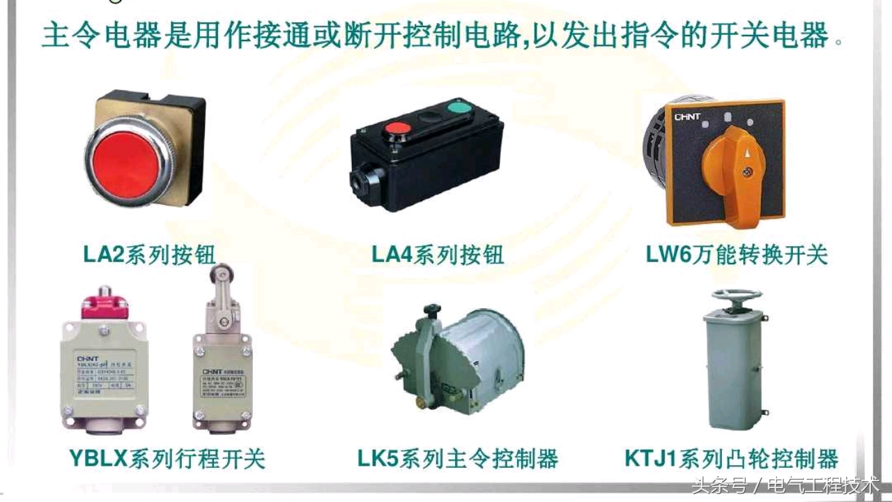 电工必学20个电气电路图符号,电工必会哪些电气元件
