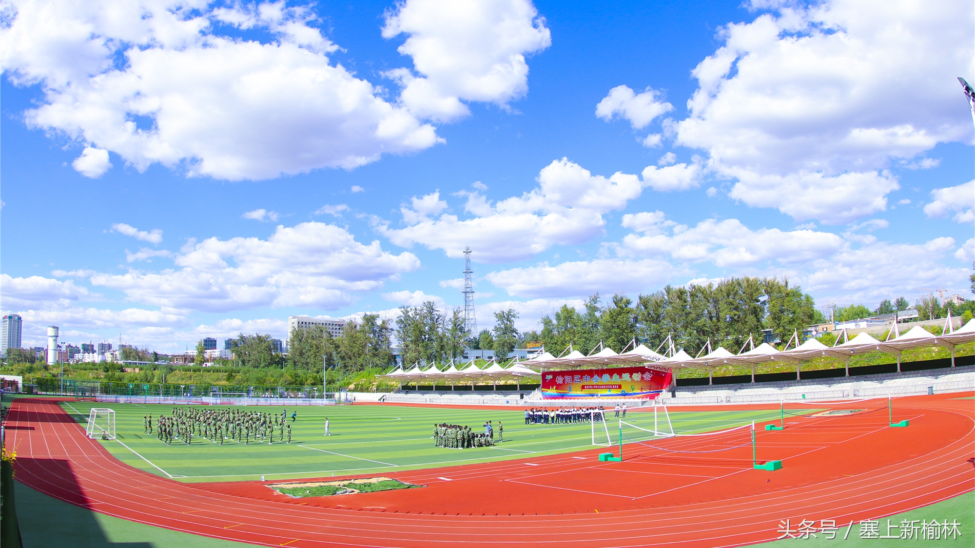 榆林市第二中学艺术楼,黄土高原初中美术