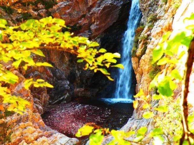 呼和浩特哪个沟秋景好,呼和浩特红石崖秋景