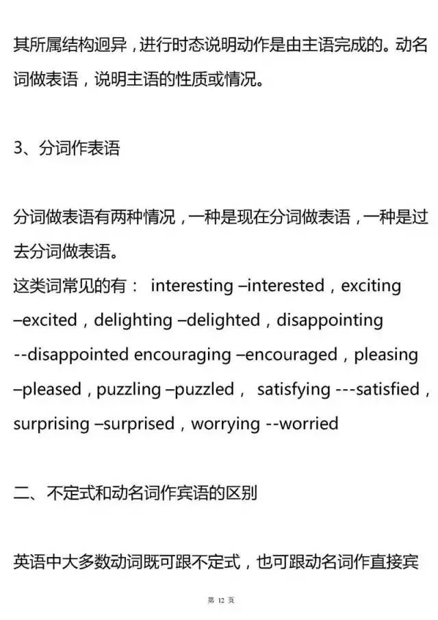 高考英语语法归纳大全,高考英语语法知识点总结归纳