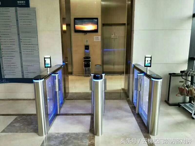 动态人脸考勤门禁机设置,防尾随双门无人值守人行道闸
