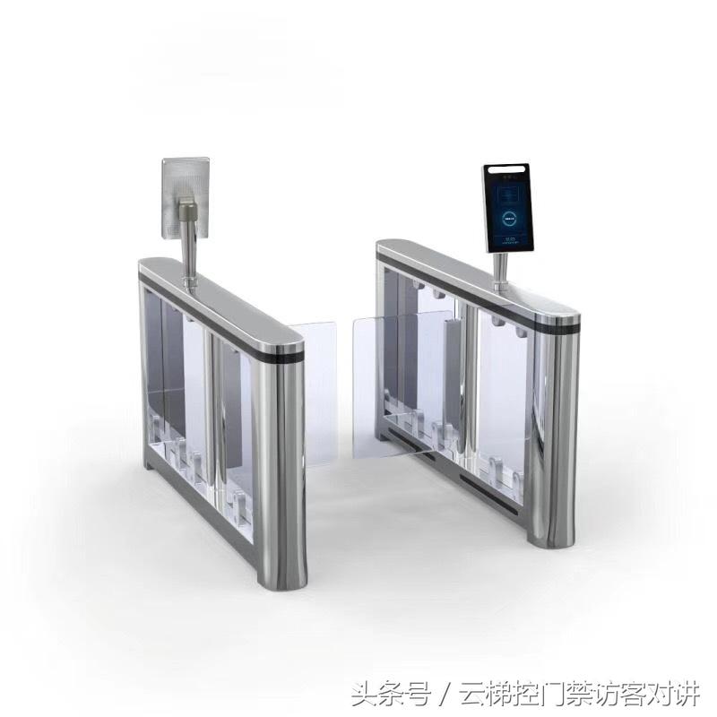 动态人脸考勤门禁机设置,防尾随双门无人值守人行道闸