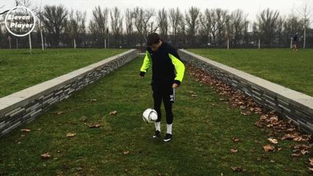 足球教学起球过人技巧,足球技巧平地起球