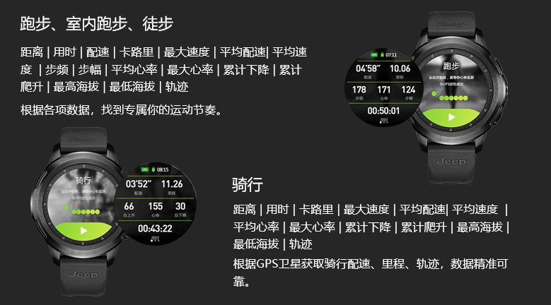 华为和jeep智能手表,jeep智能手表与华为watch3怎么样