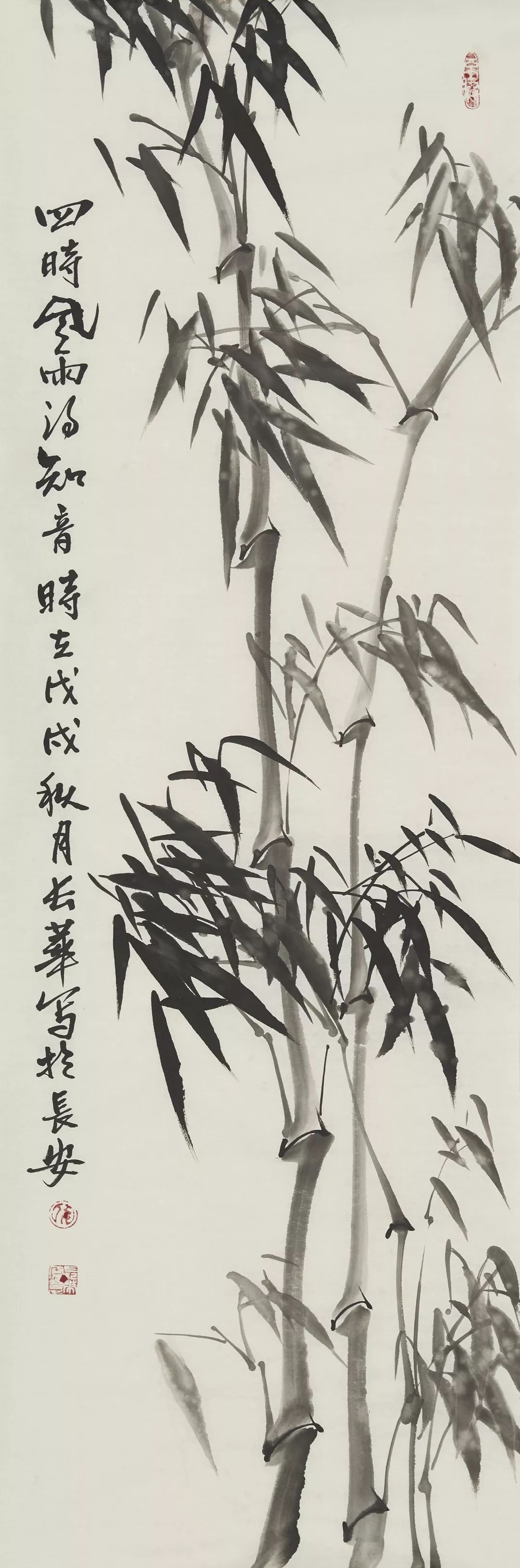 艺术长安：竹之韵一一仇长华墨竹网展