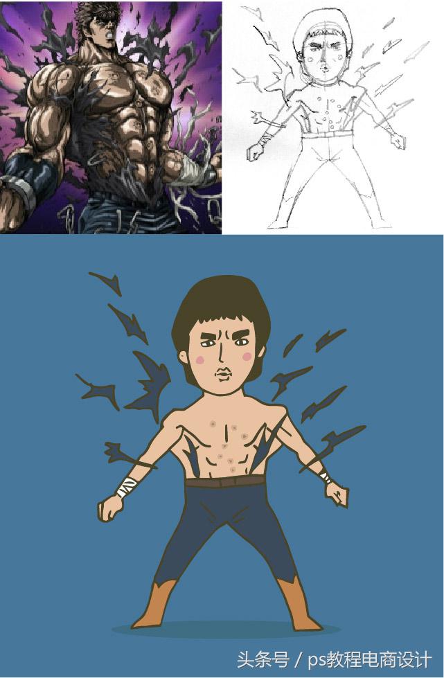 q版形象与真人结合,q版形象动作