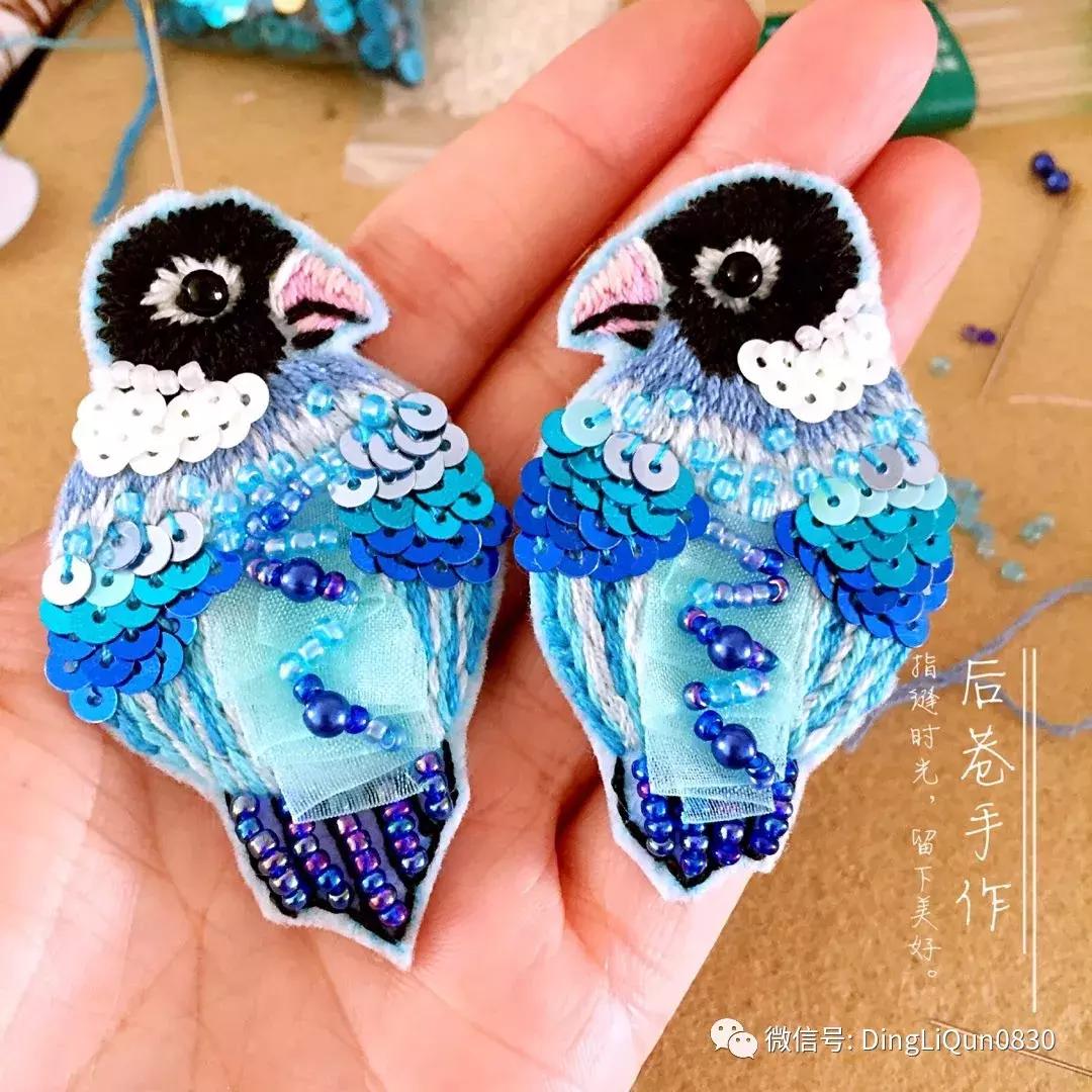 串珠刺绣教程图解,串珠刺绣手工