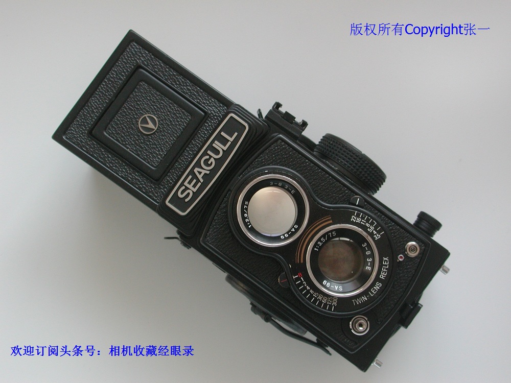 中国上海制造的海鸥Seagull4A-105双镜头反光照相机!