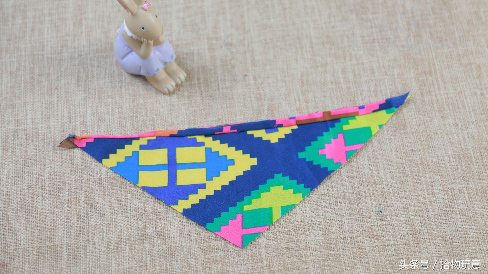 自制围脖宠物,自制宠物三角巾围脖