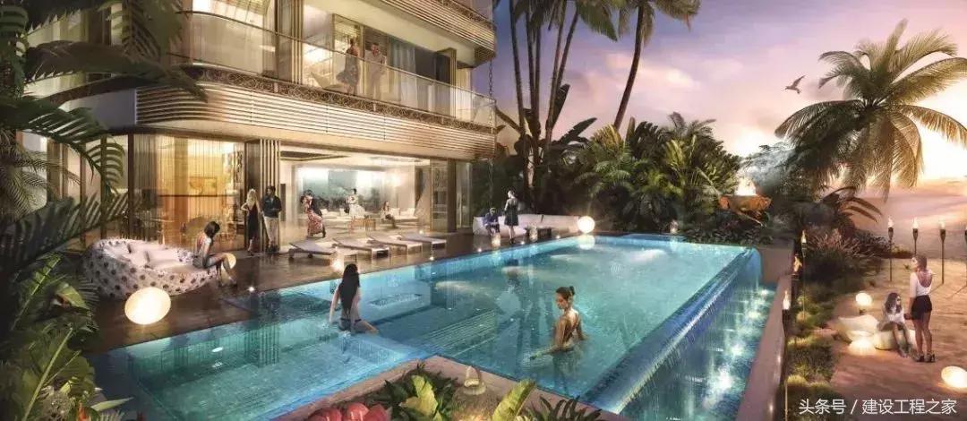 迪拜人工岛建造,迪拜新修的岛屿建筑