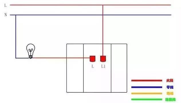 一开三控多控开关怎么接线,双控四灯的接法