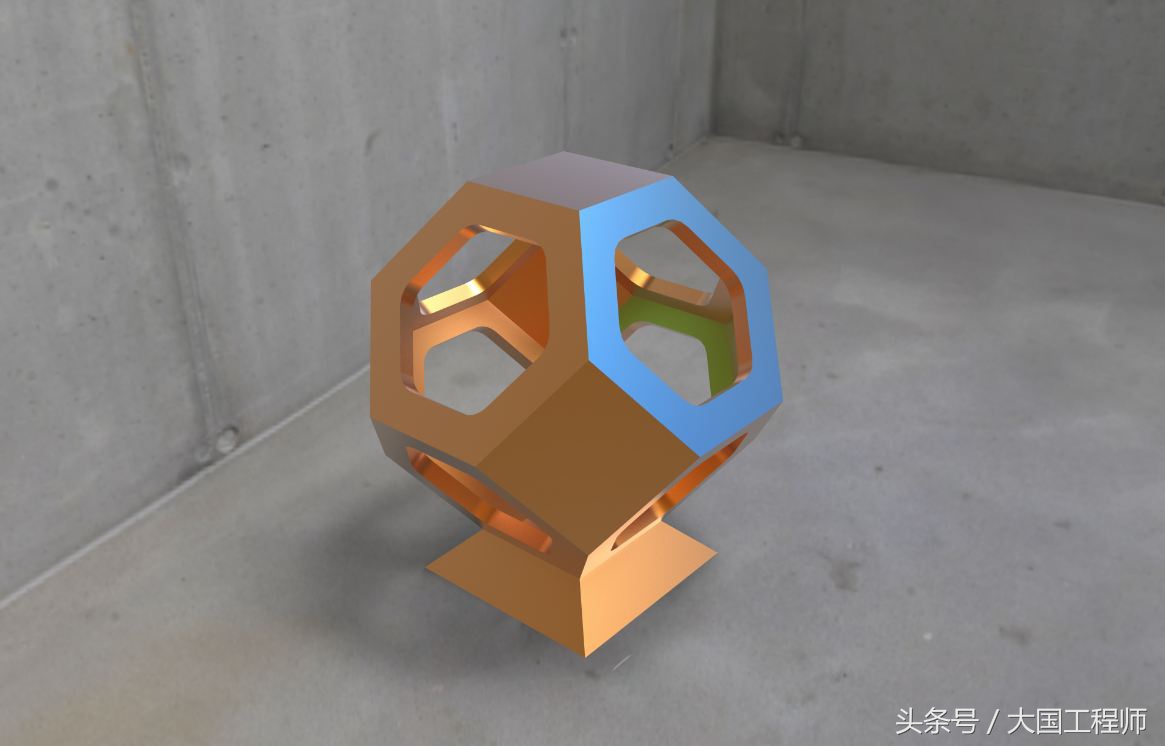 solidworks对称六边形建模,solidworks建模球体切除