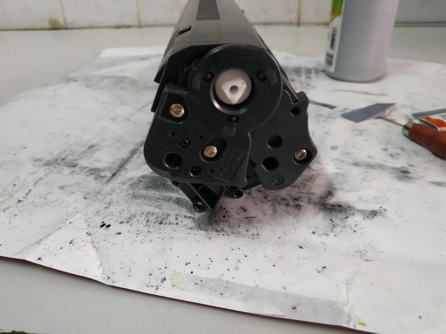 hp激光打印机加碳粉,打印机加碳粉视频教程