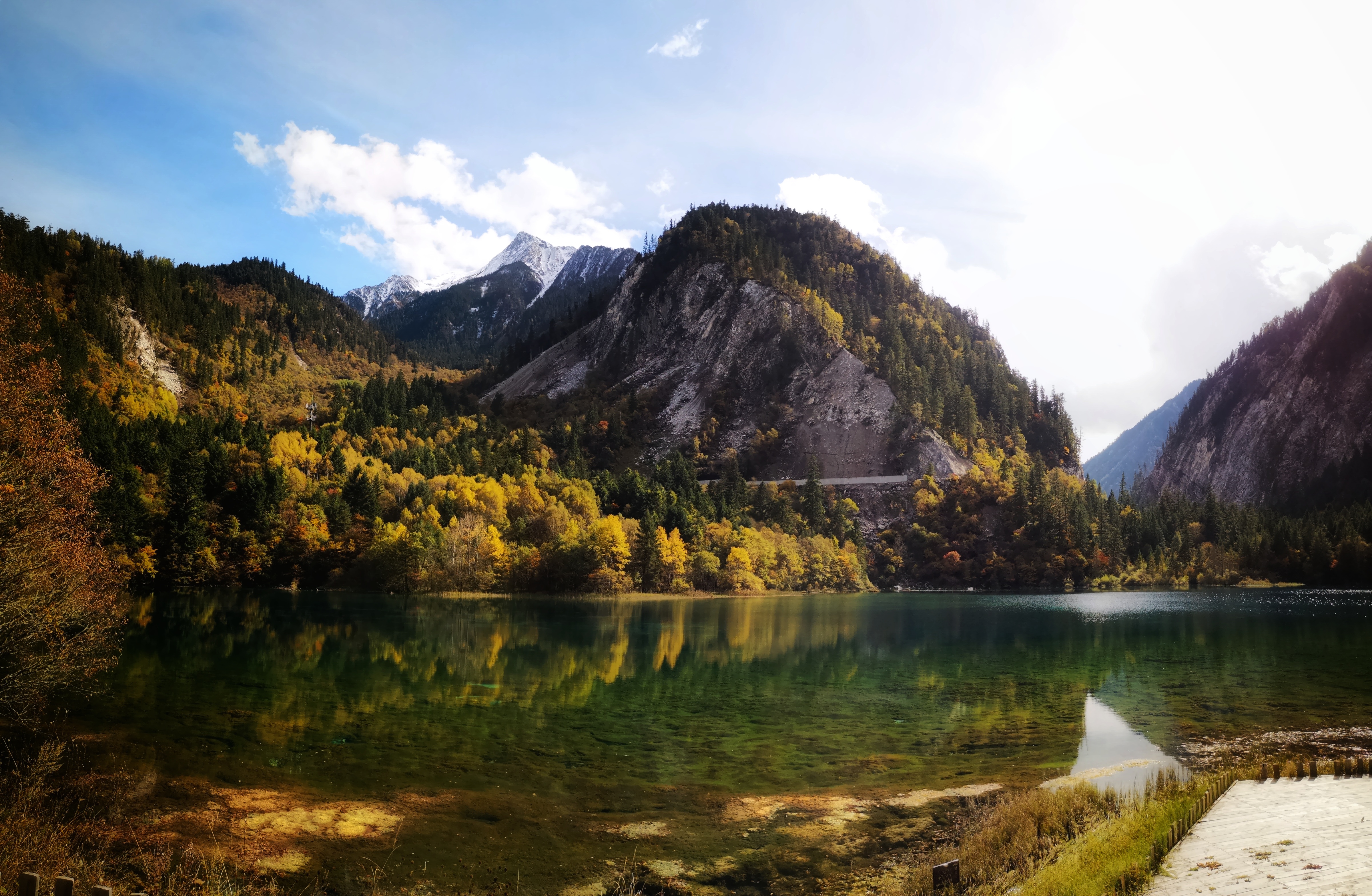 秋天的九寨风景区,秋天的九寨沟风景区山水视频