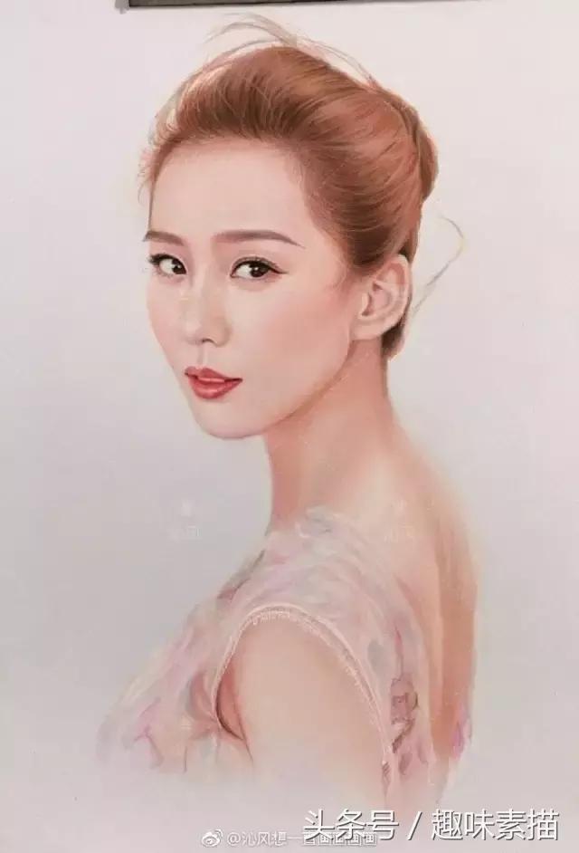 赵丽颖彩铅手绘清晰,赵丽颖彩铅画教程简单