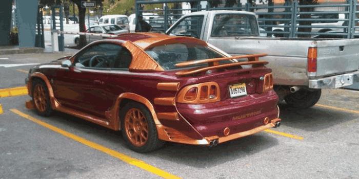 在国外见到了最难看的一些改装车！