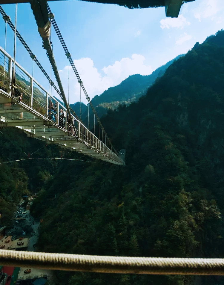 大墩峡景区玻璃栈道,心灵之旅免费完整版