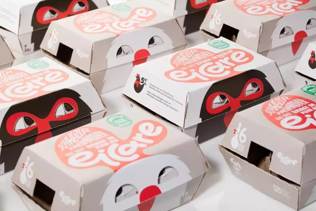 鸡蛋高级感的包装设计,国外创意独特的鸡蛋包装设计