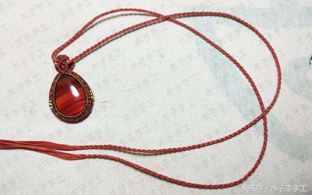 编织吊坠项链绳线要多长,手绳编织教程视频手链项链
