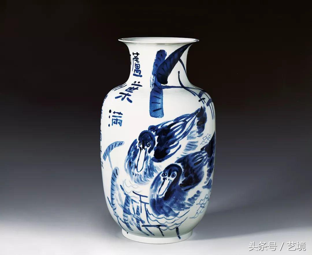 古涧一枝梅原文,梅兰竹菊手绘釉上彩瓷板画