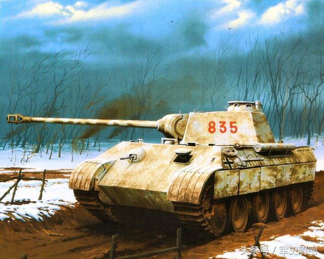 二战德国坦克冲锋高燃时刻,二战巅峰坦克