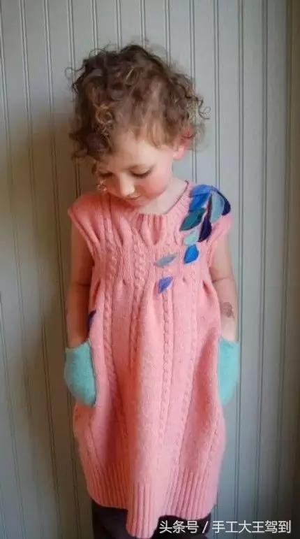 把旧毛衣拆了,穿不上的毛衣改造潮流妙招