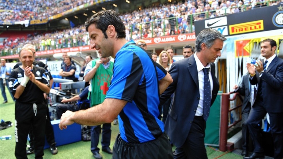 足球欧冠四强赛,葡萄牙足球先生路易斯菲戈集锦