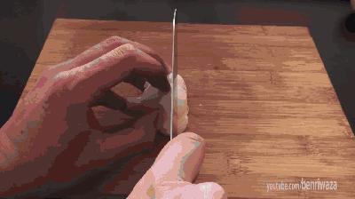 3刀切9块橙子,橙子小妙招花式系鞋带