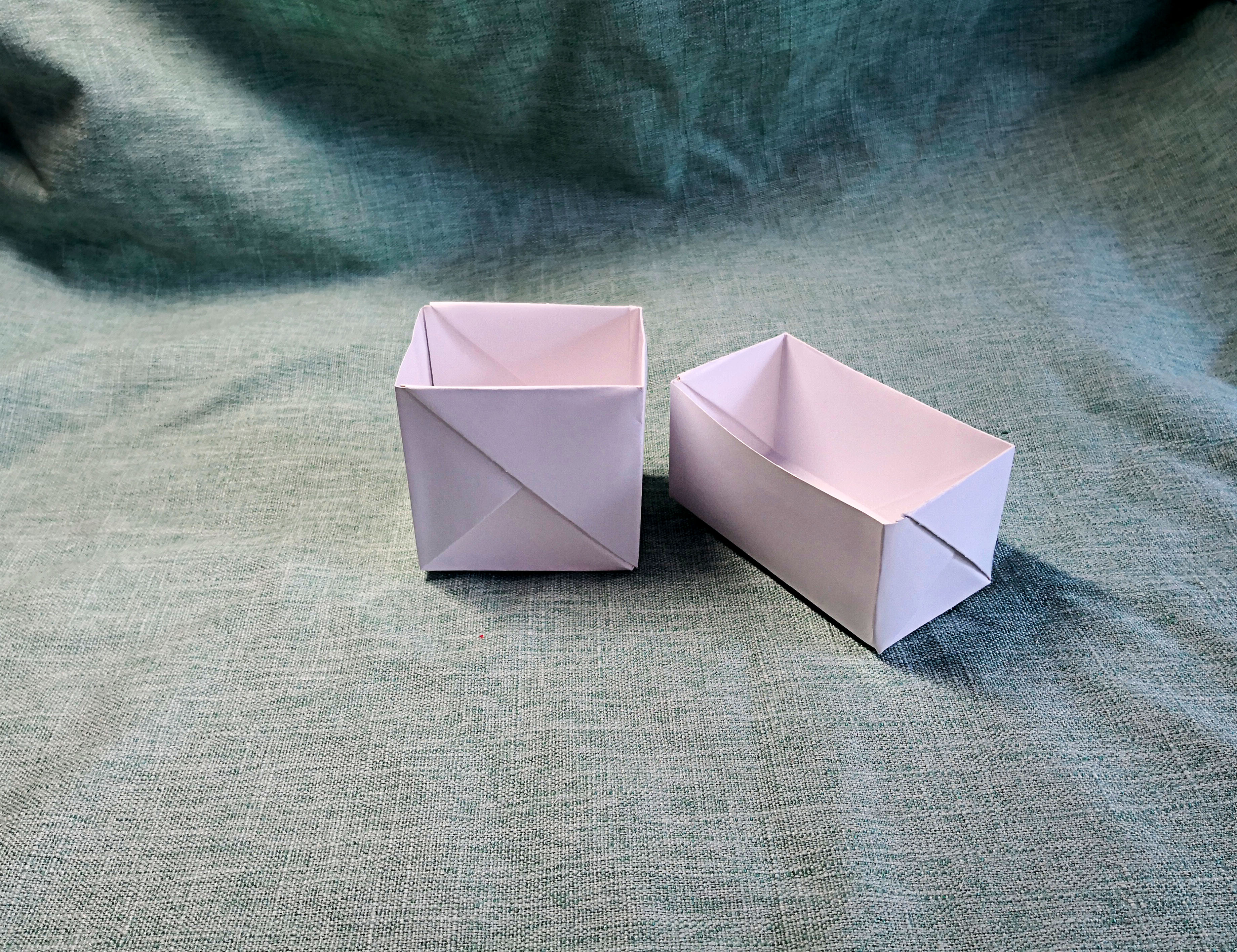 最简单折手工折纸盒子,折纸盒子最简单折法