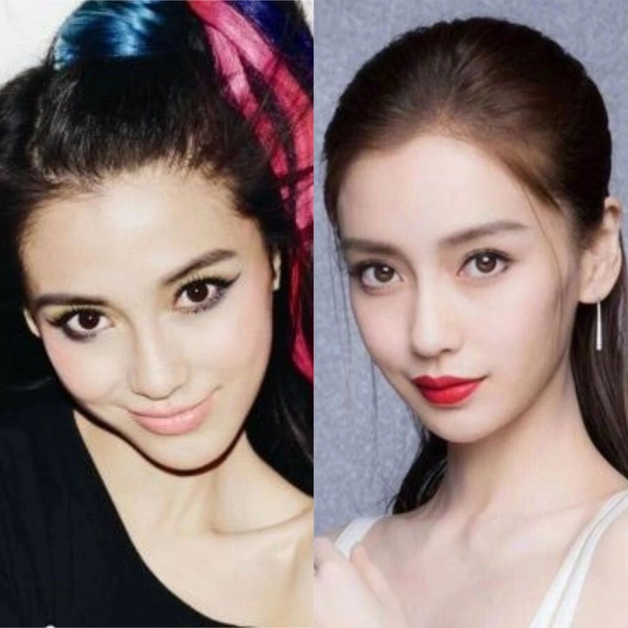 杨幂同款单眼皮红色系妆容,杨幂御用化妆师教你打造减龄妆