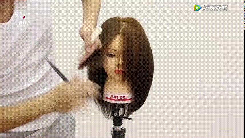 零基础剪长碎发最快的方法,粗头发怎样剪自然的碎发