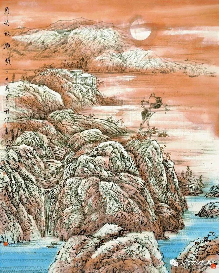 北派山水名家邀请展,荆山楚水山水作品欣赏