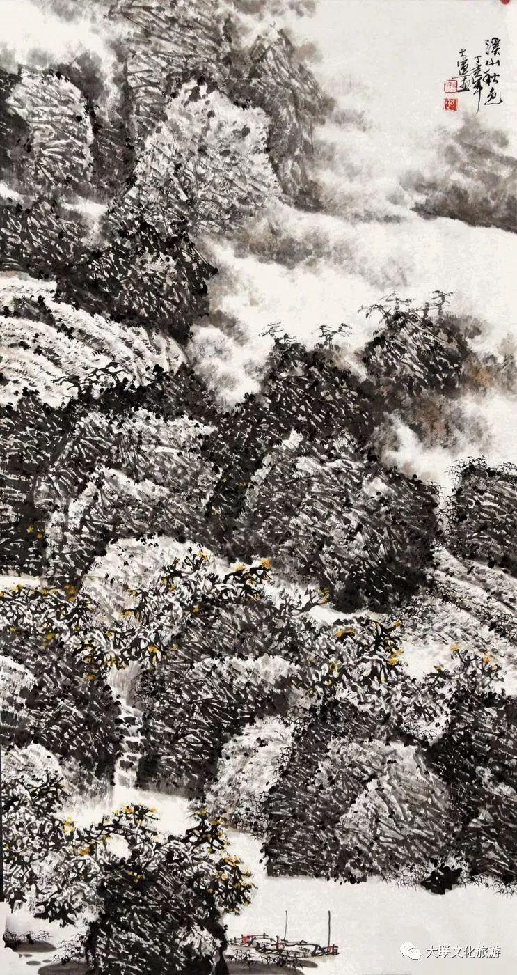 北派山水名家邀请展,荆山楚水山水作品欣赏