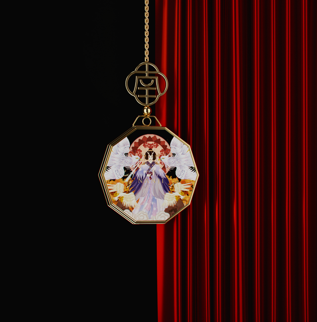 美妆品牌设计效果图,国潮美妆形象设计