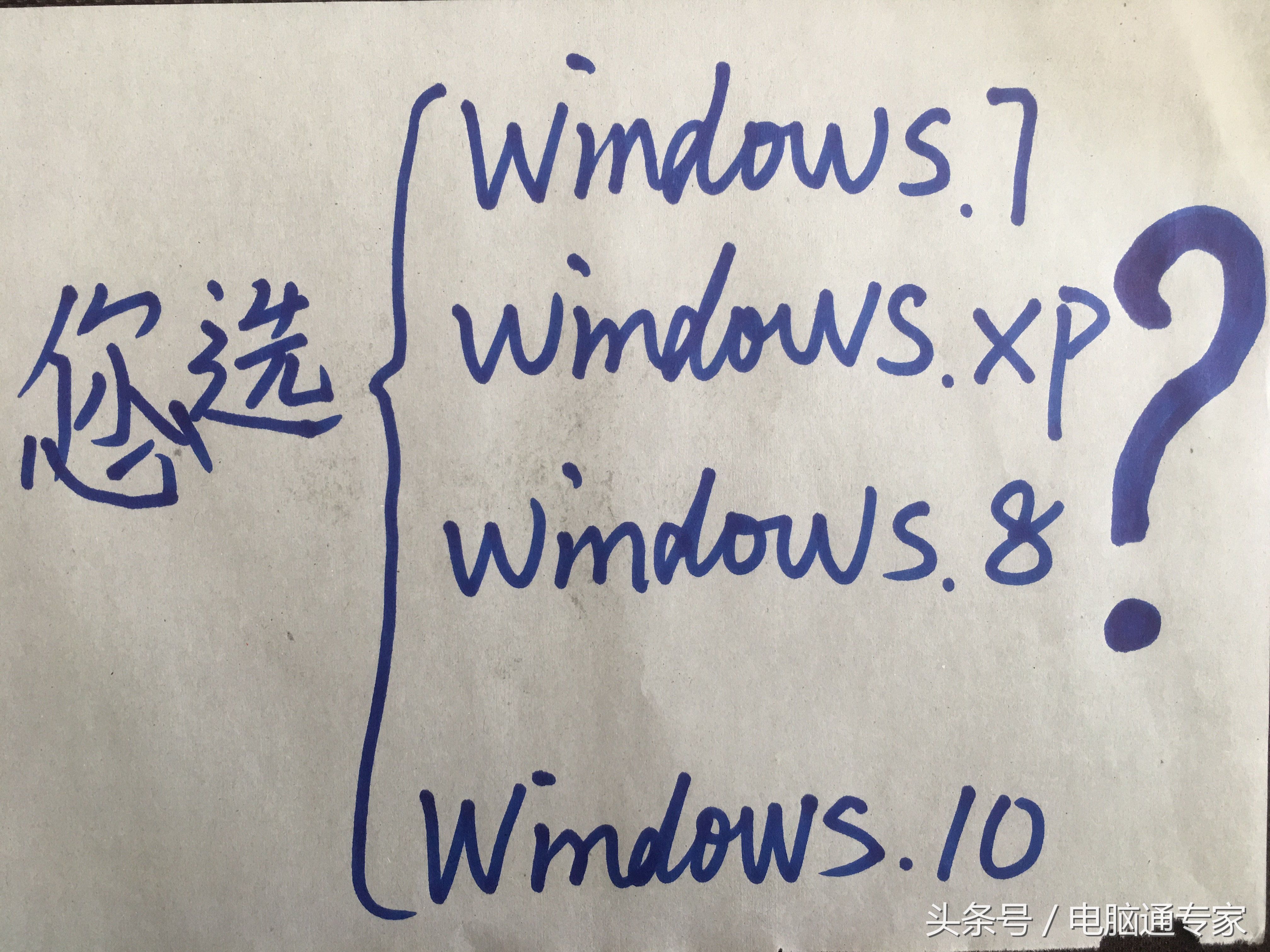 如果电脑Windows系统可以终生使用不退役,你愿选WIN7、8还是10?