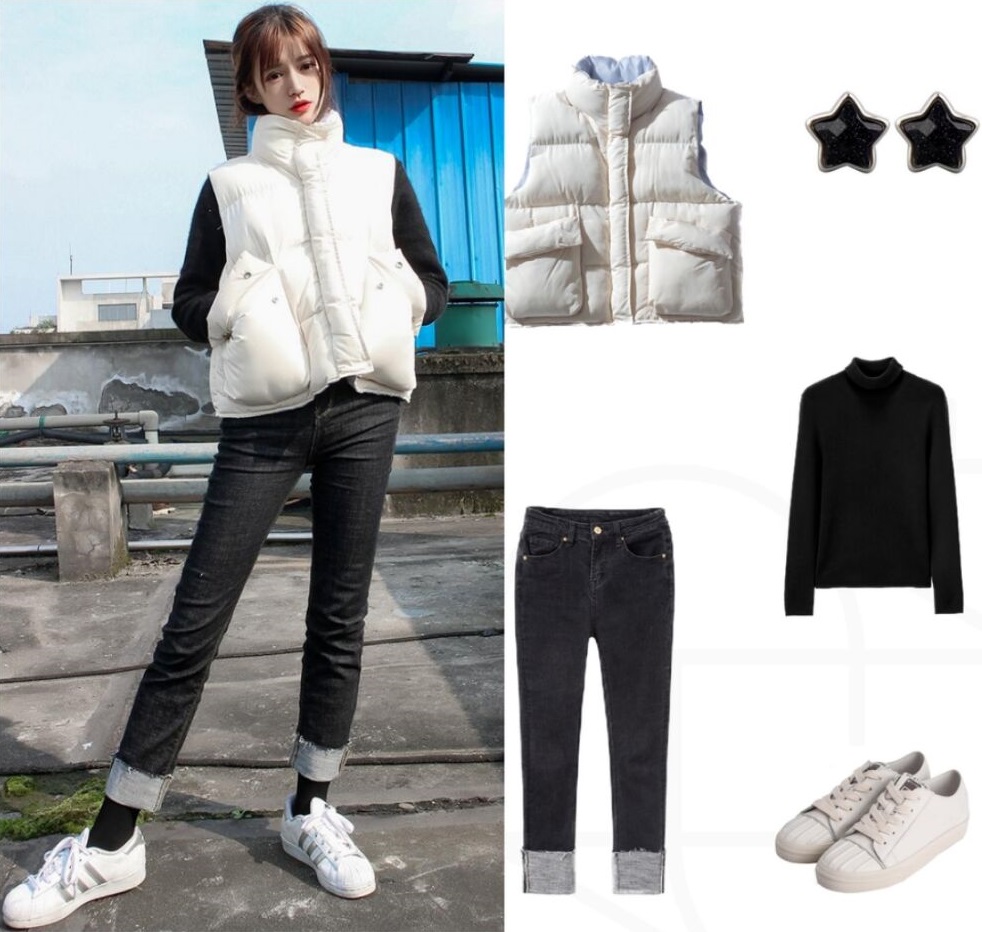 冬季内搭保暖马甲,羽绒马甲最是实用保暖又百搭