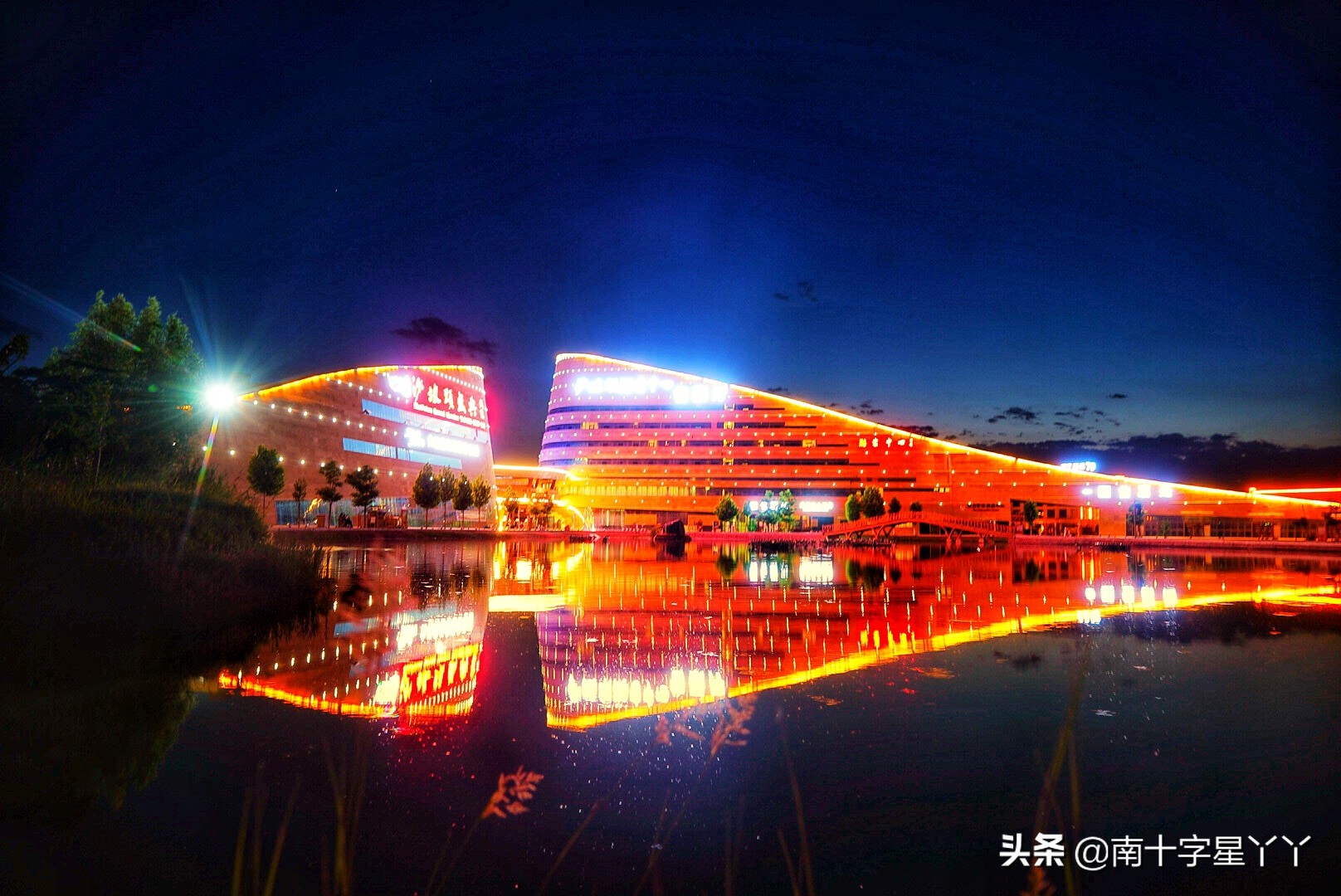 宁夏沙坡头沙漠美景,沙坡头沙漠区和黄河区