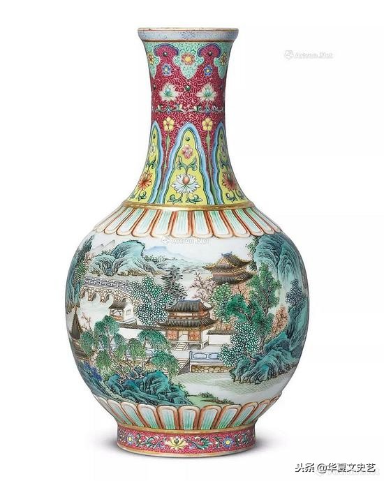 2018年拍卖的乾隆炉钧釉瓷器,近年拍卖乾隆珐琅描金瓷器价格