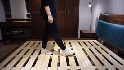 柏森新中式大床,适合轻奢风格的实木床