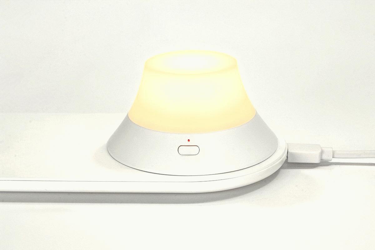 yeelight无线充电夜灯拆解,拆解cyansky手电筒