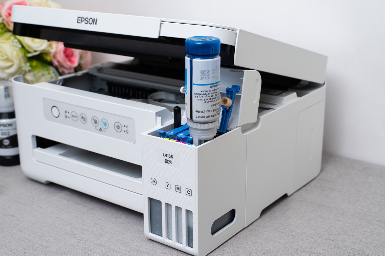 爱普生l4156有墨水打印模糊,爱普生l4156打印机使用教程