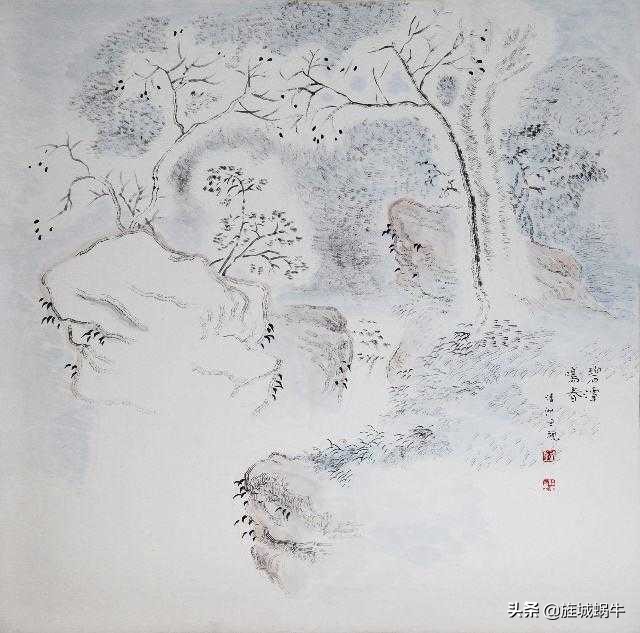 这些如梦如诗的画带你走向山林、田园，去领悟心的感触